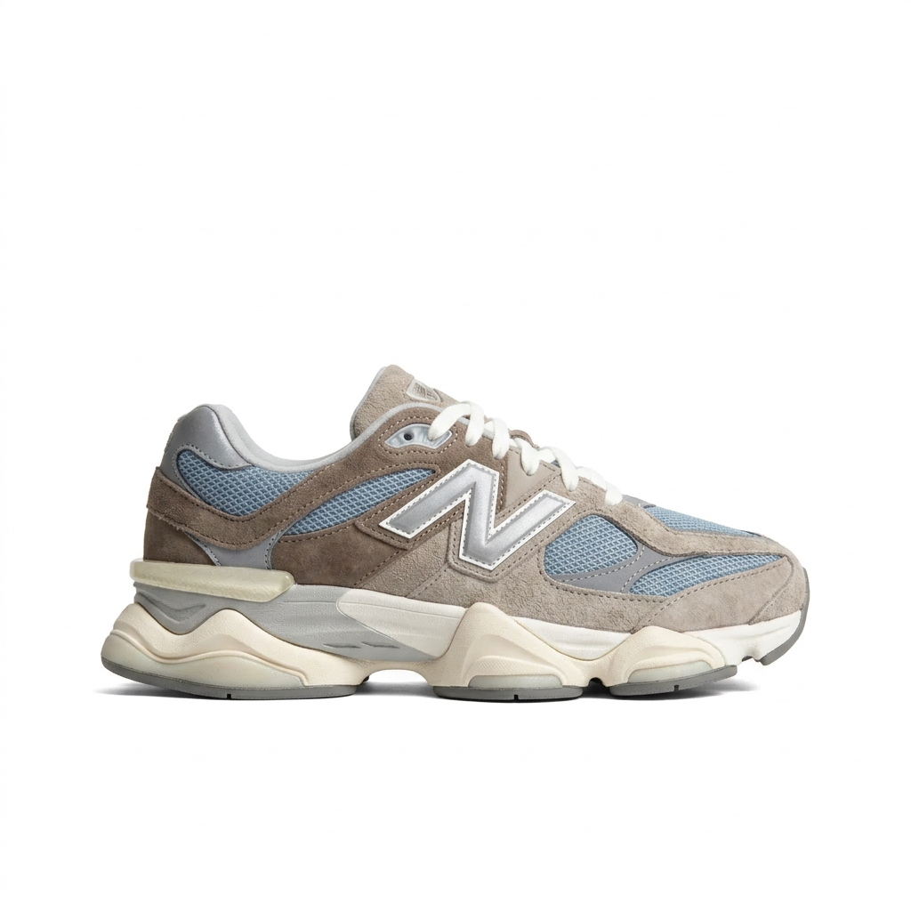 New Balance 9060 Taupe - Light Blue