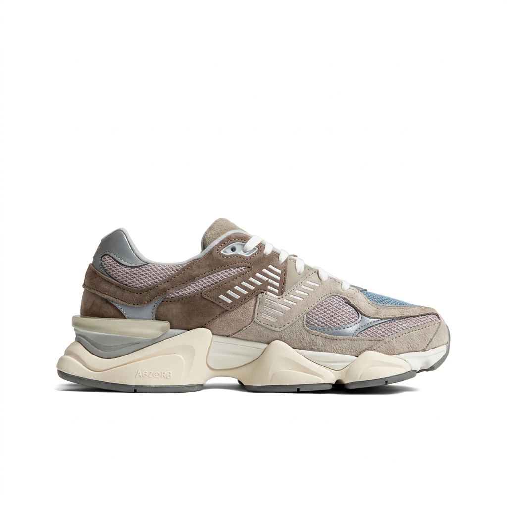 New Balance 9060 Taupe - Light Blue