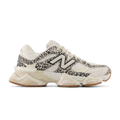 New Balance 9060 Cream Leopard Print side view on white background