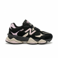 New Balance 9060 Black - Pink side view on white background