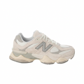 New Balance 9060 cream and grey side view on white
