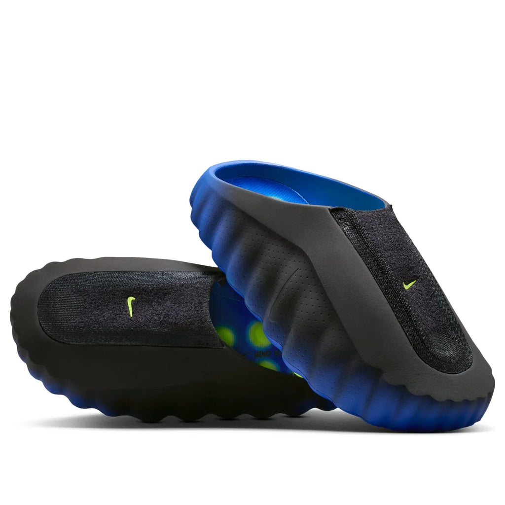 Nike Slip-On Mules – Black / Blue / Lime